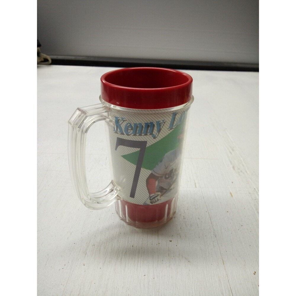 Kenny Lofton Insulated Plastic Pepsi Mug Cup Punch USA Cleveland Indians Wahoo